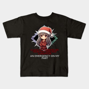 Sarcastic Christmas Girl Kids T-Shirt